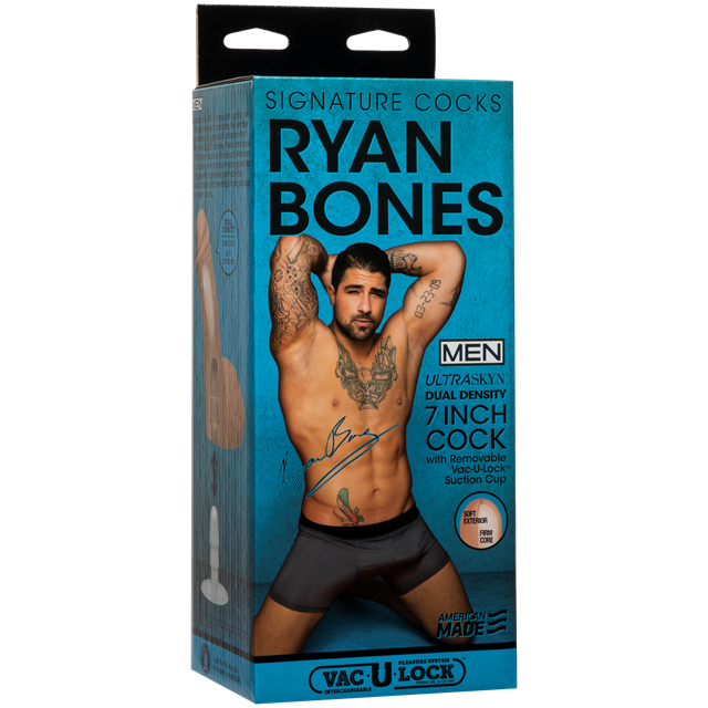 Ryan Bones 18.5cm Dildo with Removable Vac-U-Lock Suction Cup