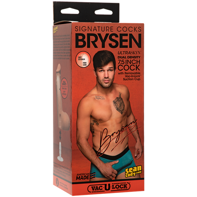 Brysen 19cm Dildo med avtagbar Vac-U-Lock Sugkopp