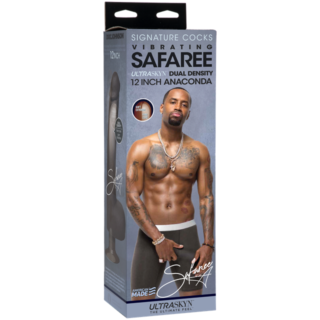 Vibrating 30cm Safaree Samuels Anaconda Dildo