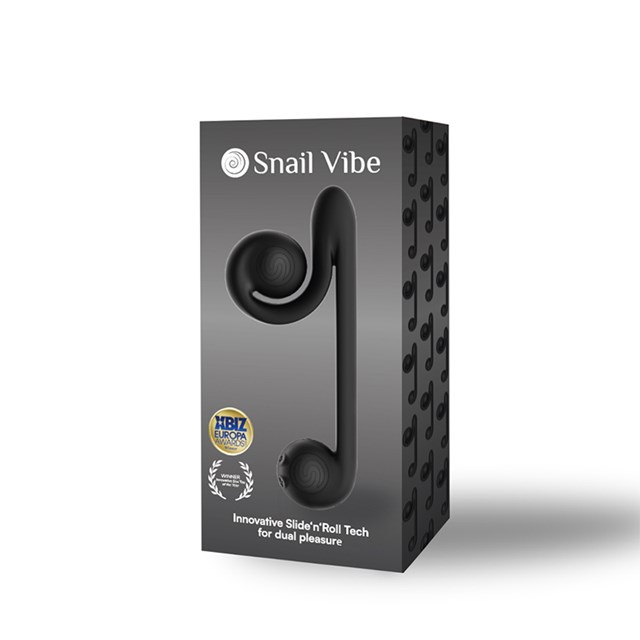 Snail Vibe Rörlig Vibrator - Svart