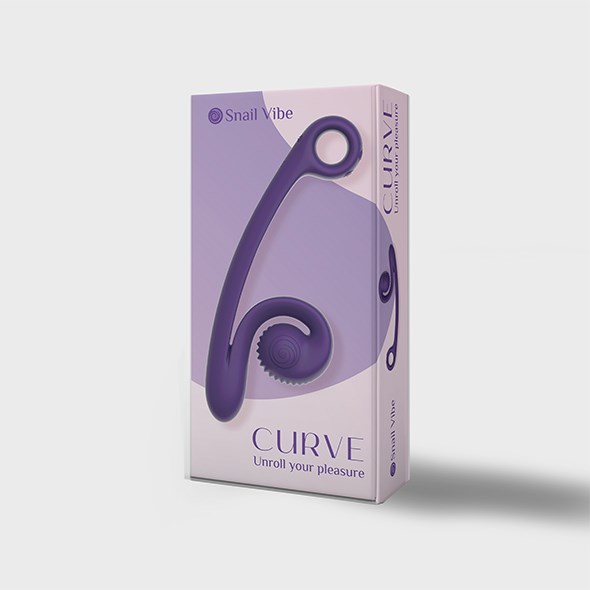 SNAIL VIBE CURVE VIBRATOR - LILA