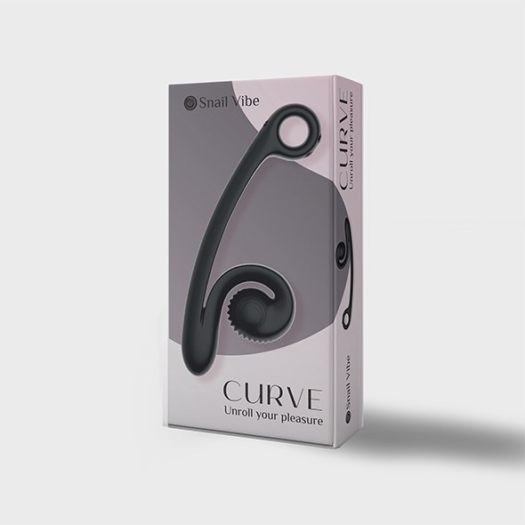 SNAIL VIBE CURVE VIBRATOR - SVART