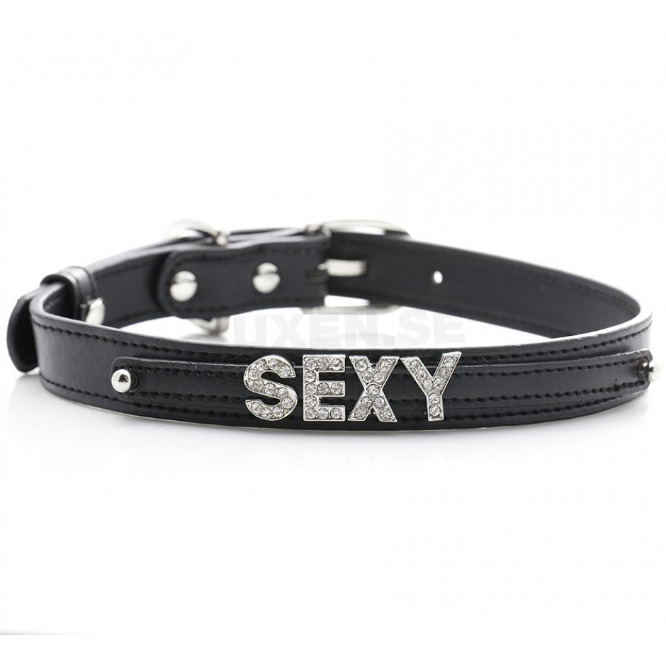 DOG COLLAR ""SEXY"" | SEXLEKSAKER - BONDAGE & FETISH - Halsband & koppel för BDSM | Intimast