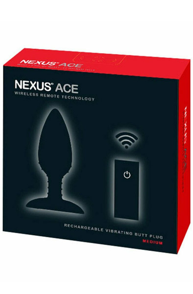 Ace Medium Remote Control Vibrating Butt Plug