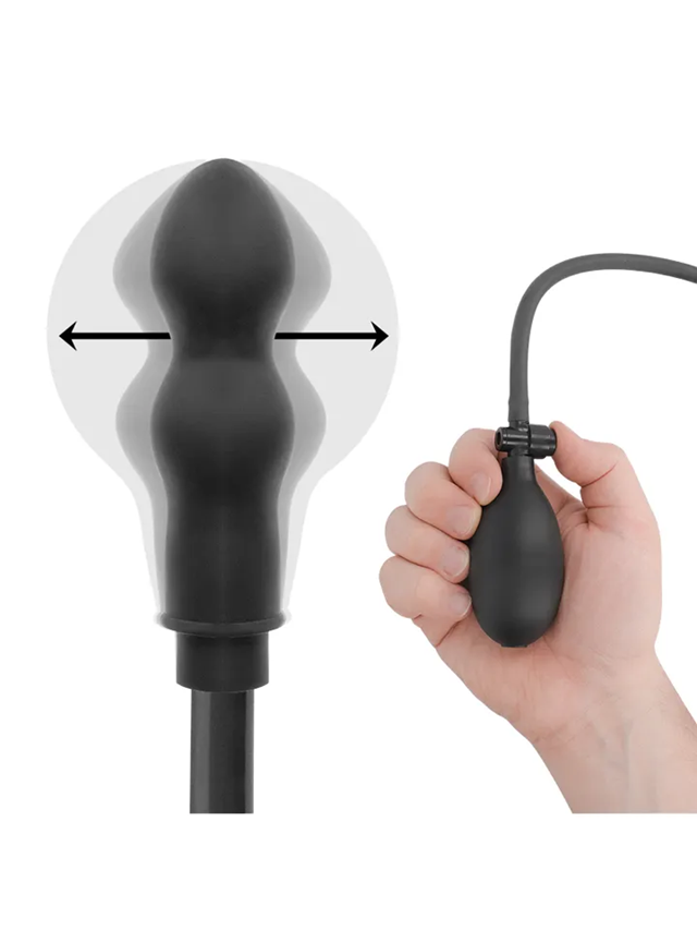 Inflatable Double Butt Plug
