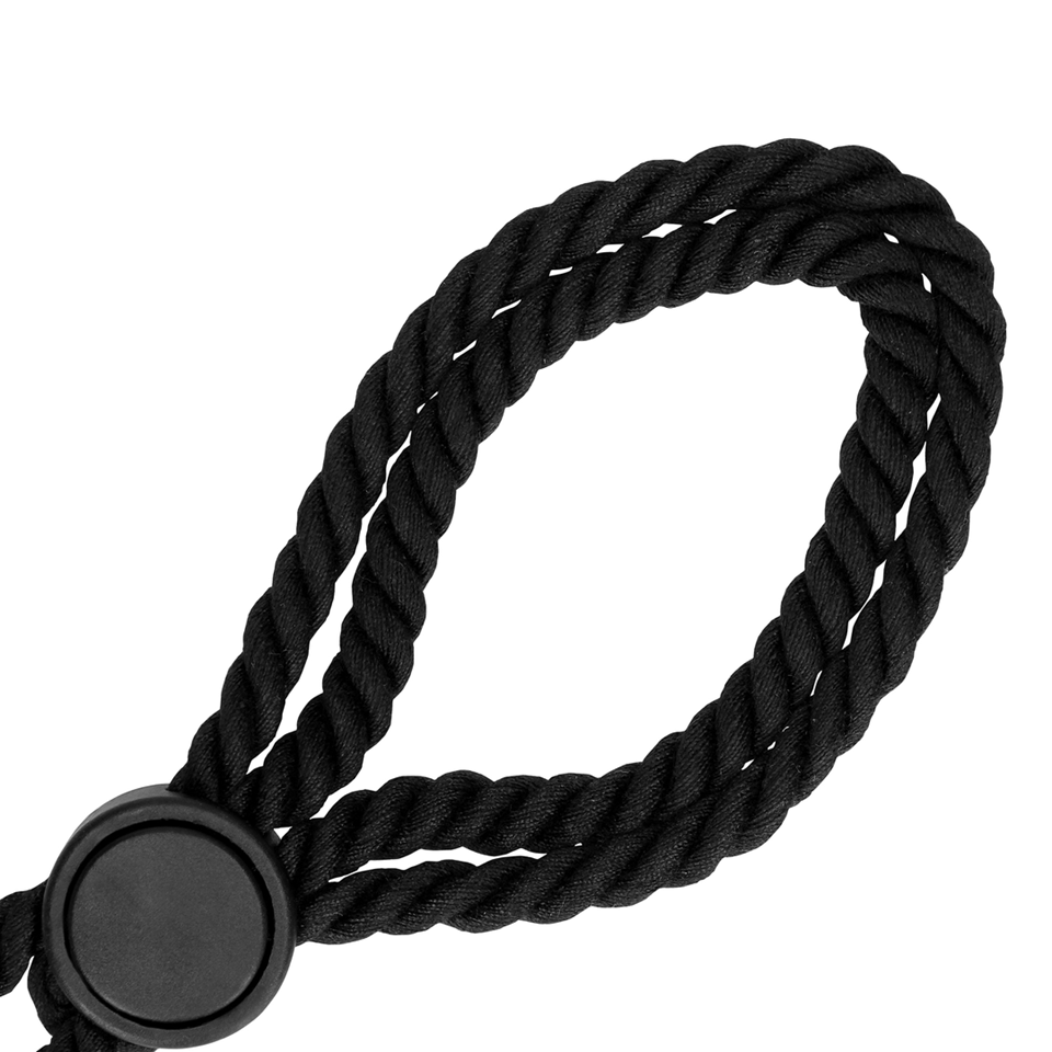 Adjustable Rope Hand Cuffs - Black | Handla diskret