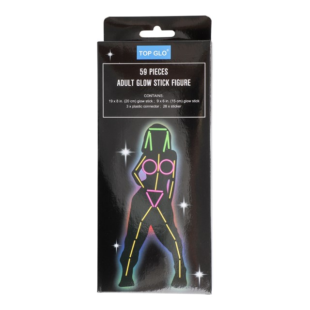 Vuxen Glow Stick Figur