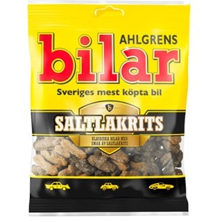 Ahlgrens Bilar Saltlakrits 100 G