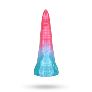 Alien Beast Cyan Rainbow Dildo 20,8 Cm