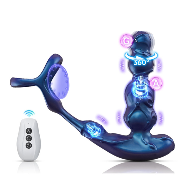 Penerotaty Vibrating Plug + Ballstretcher