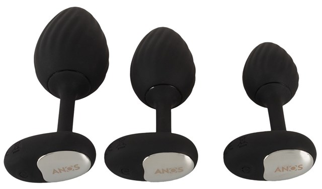 RC Butt Plug Set with Vibration