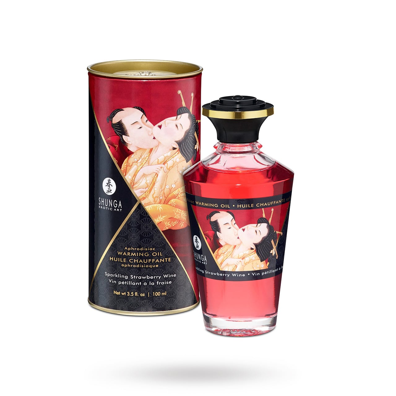 Aphrodisiac Sparkling Strawberry Wine - Värmande Olja 100ml