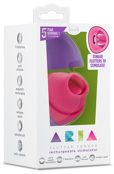 Aria Flutter Tongue Purple