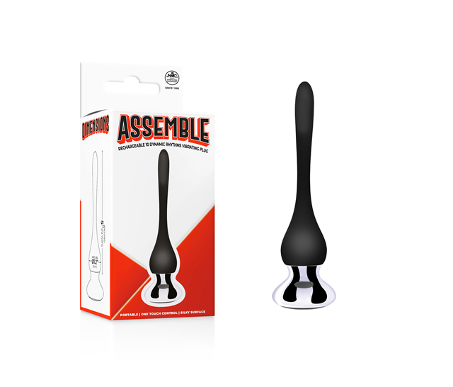 Assemble Vibrating Plug Black