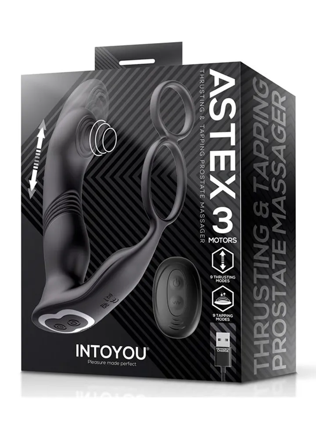Astex Prostate Massager With Thrusting & Tapping