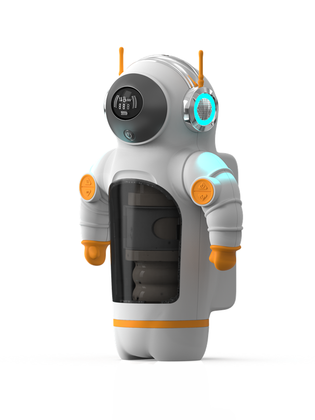 Astronaut - Thrusting, Vibrating & Sucking Masturbator