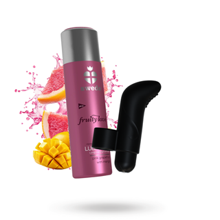 Ava Finger Vibrator + Fruity Love Glidmedel – Pink Grapefruit & Mango Kit