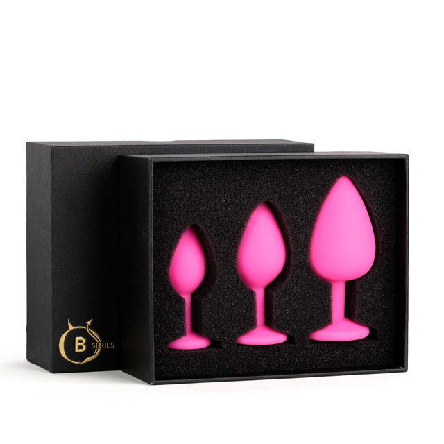 Silicone Plug Set Pink
