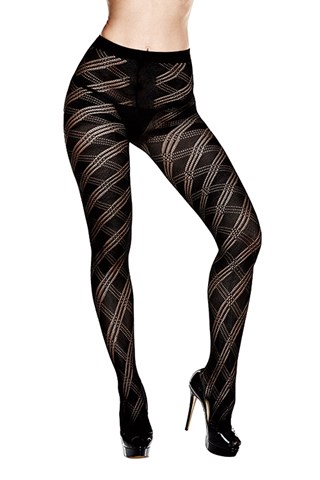 Argyle Jacquard Pantyhose