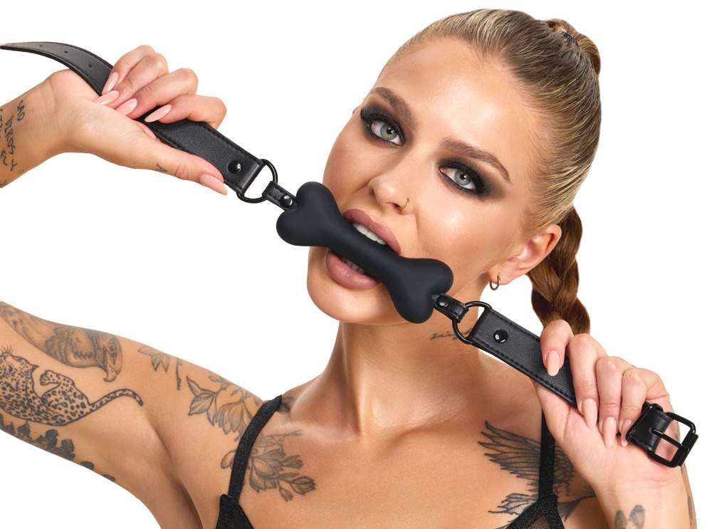 Silicone Bone Gag | SEXLEKSAKER - BONDAGE & FETISH - Gags & Munkavlar | Intimast