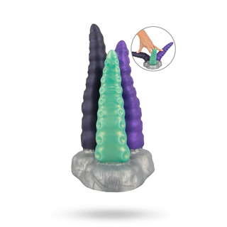 Beasty Cocks Triple Tentacle 22 Cm