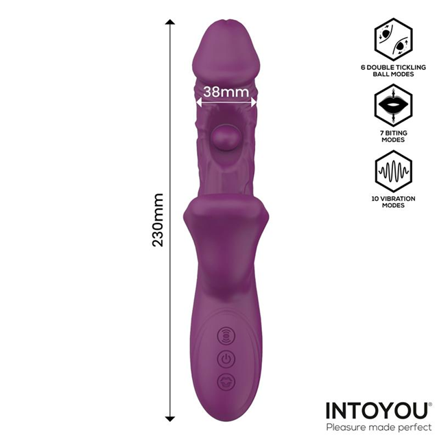 Bella 3 Motors Double Tickling Ball & Biting