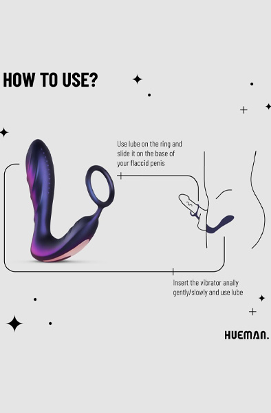 Black Hole Anal Vibrator With Cockring