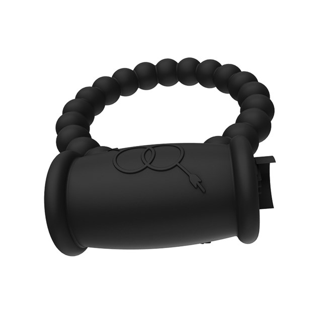 Black Vibrating Cock Ring