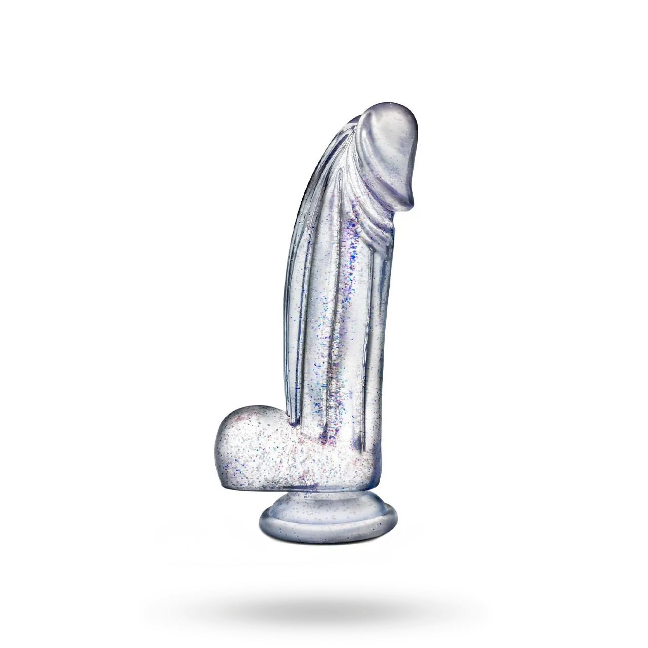 Bling Sparkling Clear Dildo 19 cm | SEXLEKSAKER - MEST FÖR HENNE - Dildos & Dongar - Strap-on dildos | Intimast