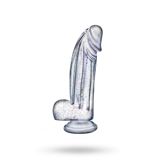 Bling Sparkling Clear Dildo 19 Cm