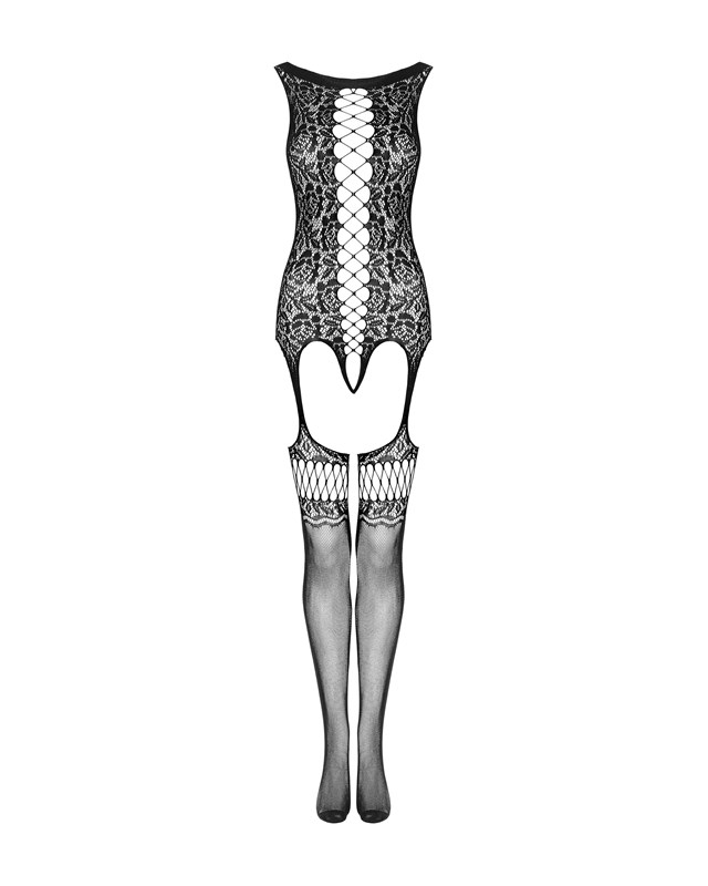 F236 - SVART BODYSTOCKING