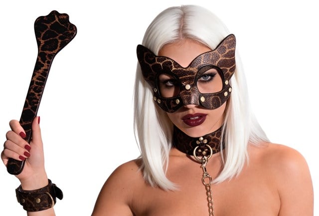 Bondage Set 6 piece Leopard