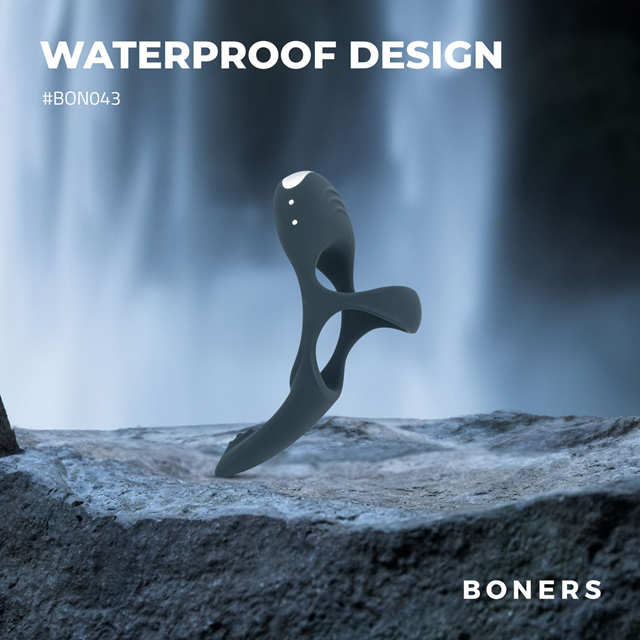 Boners Triple Vibrating Cockring Blue