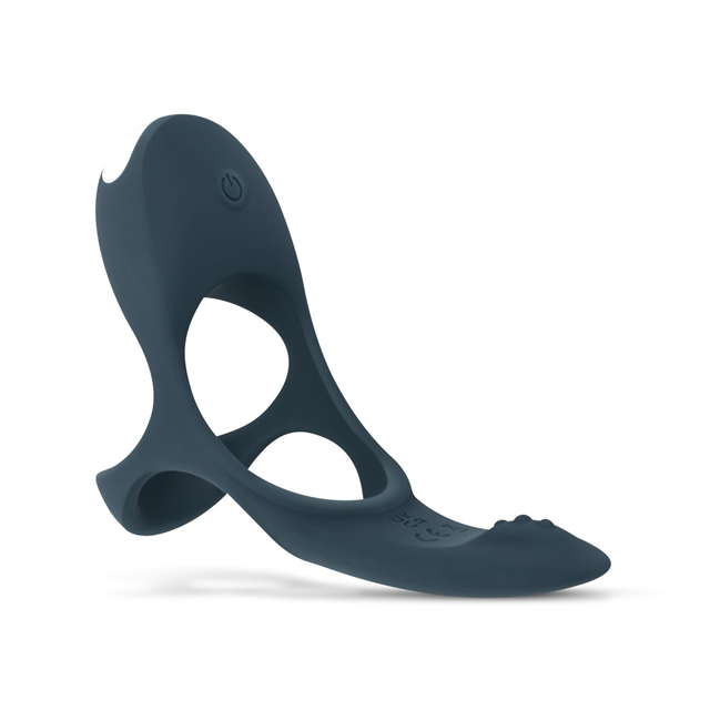 Boners Triple Vibrating Cockring Blue