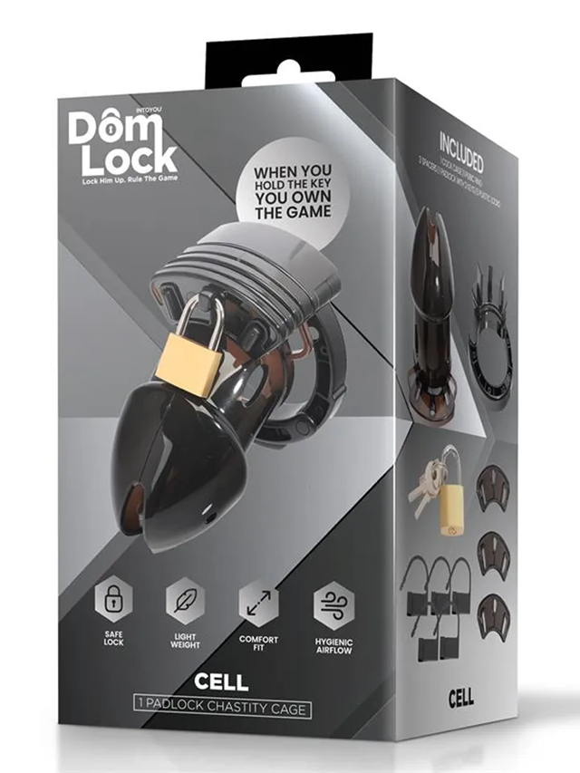 Cell Chastity Cage With Spacers