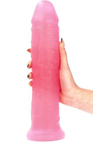 Cesare Dildo Transparent Pink 32 Cm