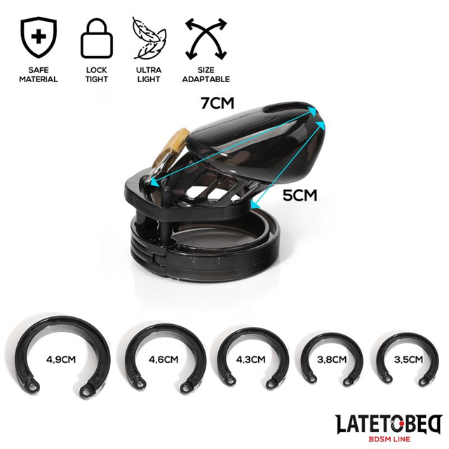 Chastity Cage Short Black