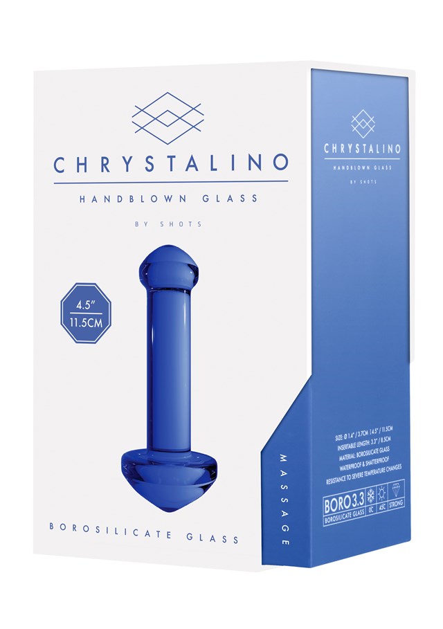 Chrystalino Glass Massager - Blå