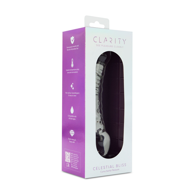 Clarity Celestial Bliss Glass Dildo