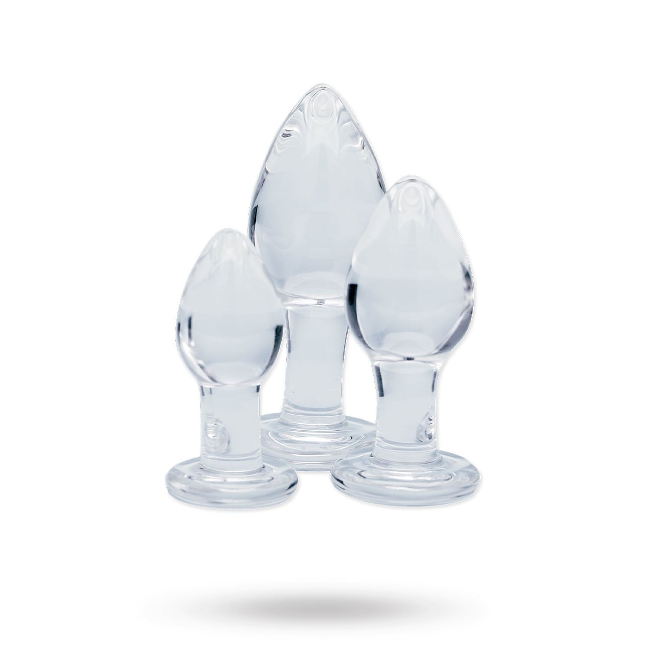 Utopian Trinity Glass Anal Plug Set