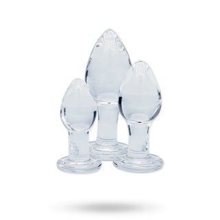 Utopian Trinity Glass Anal Plug Set