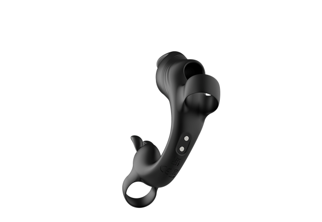 Clit & G-Spot Finger Vibrator Black
