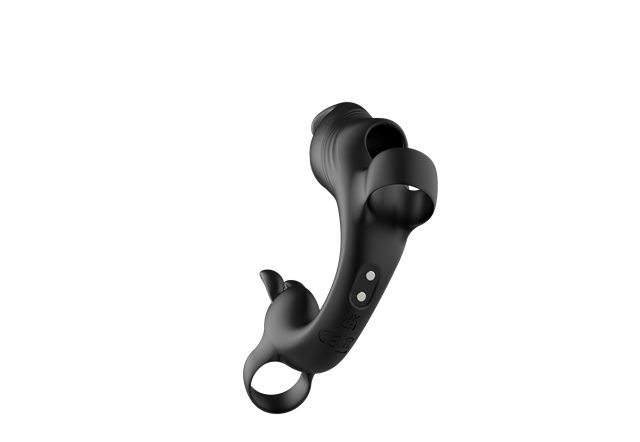 Clit & G-Spot Finger Vibrator Black