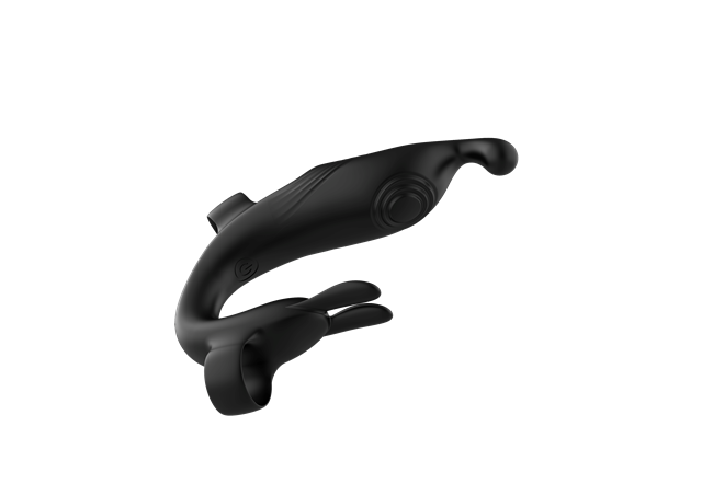 Clit & G-Spot Finger Vibrator Black
