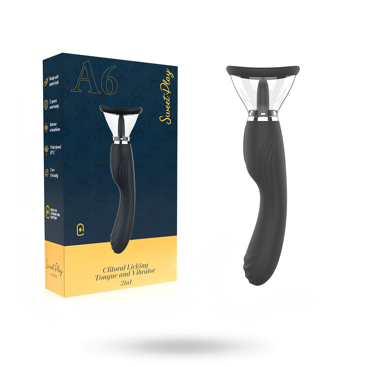 Clitoral Licking Pump With G-Spot Vibrator