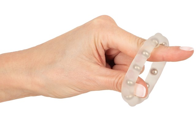 Cock Ring with Metal Balls