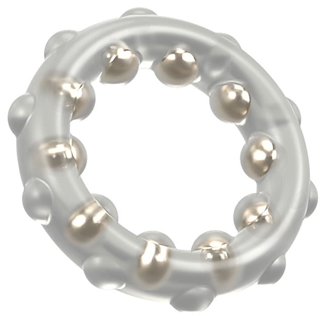 Cock Ring with Metal Balls