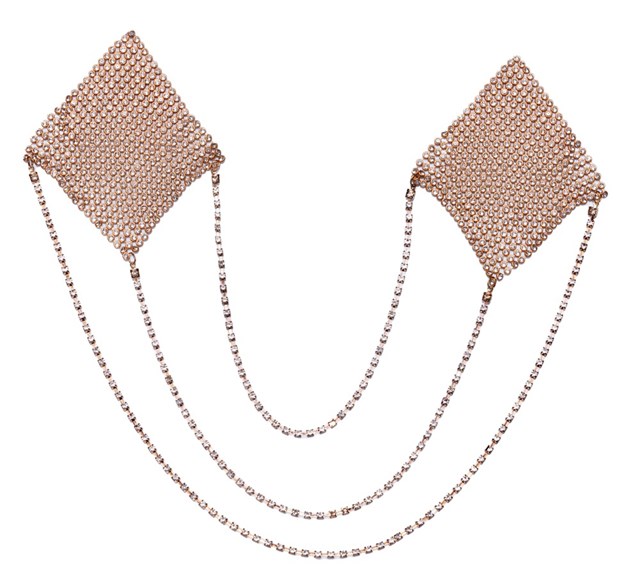 Nipple Stickers Square Gold