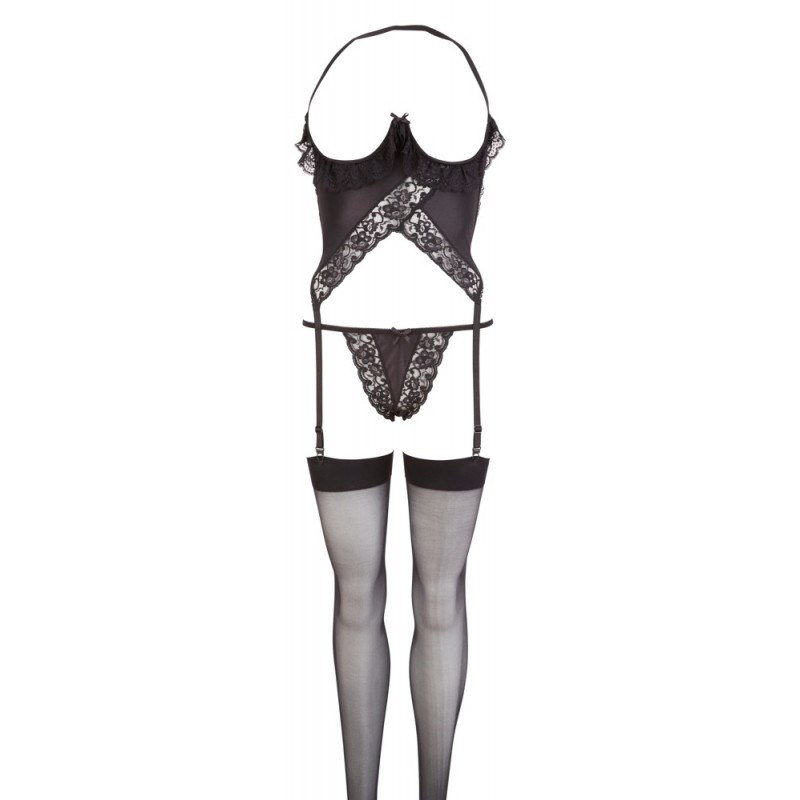 OPEN BUST BASQUE SET | Handla diskret