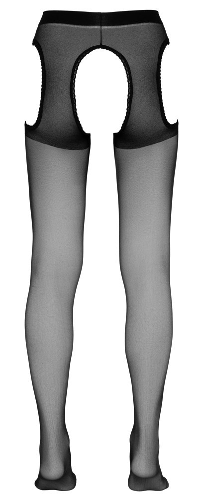 Suspender Tights Black